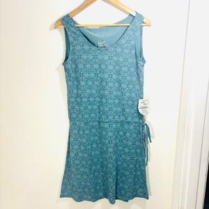 Kuhl Kyra Switch Green Dress Sleeveless Travel Women's Size Small